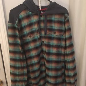 Marmot flannel / hoodie